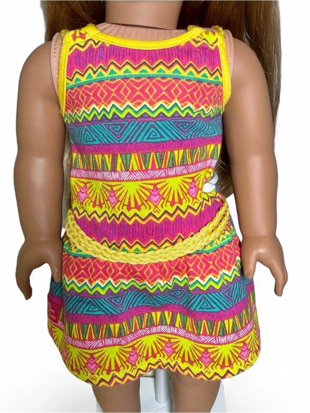 American Girl Doll Lea Clark 2014 Girl of The Year With Meet Dress & Romper PJs